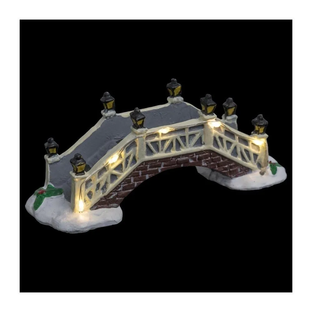 Accessoire lumineux pour village de noël pont lumineux