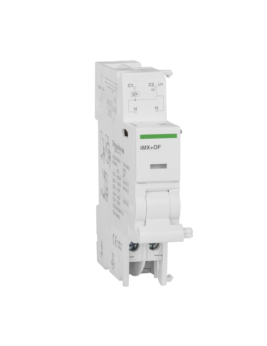 Acti9 iMX+OF déclencheur à émission tension + contact aux. 100-415VCA 110-130VCC SCHNEIDER A9A26946