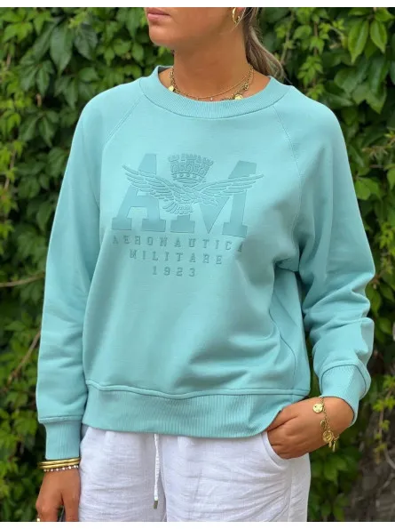 Aeronautica Militare blended cotton sweater.