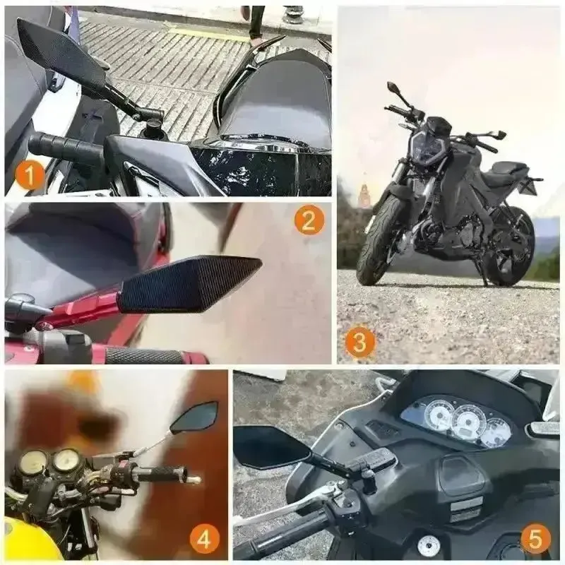 Anti-Glare Motorcycle Rearview Mirror - MK2