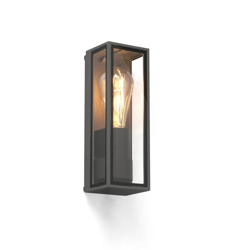 Applique extérieure contemporaine Faro Tamashi Gris anthracite Aluminium