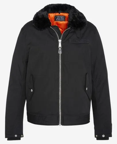 BLOUSON ARMY SCHOTT NOIR JETHX