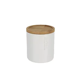 Boîte à coton PRESTIGE Avec Couvercle - Blanc