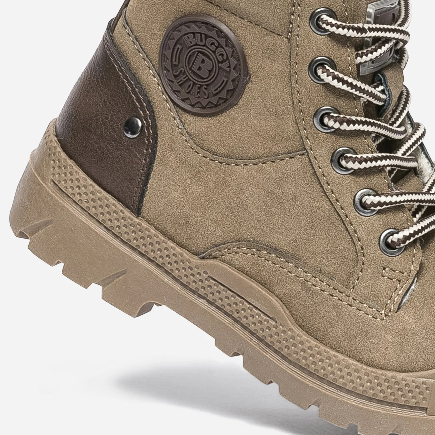 BUGGY taupe suédé fourré - Enfant | ERAM