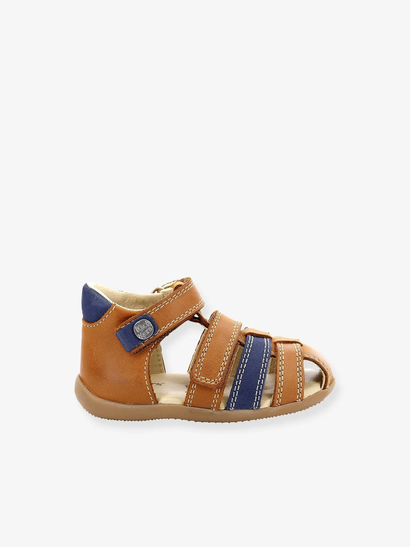 Bébé Bipod KICKERS® caramel leather sandals - Kickers