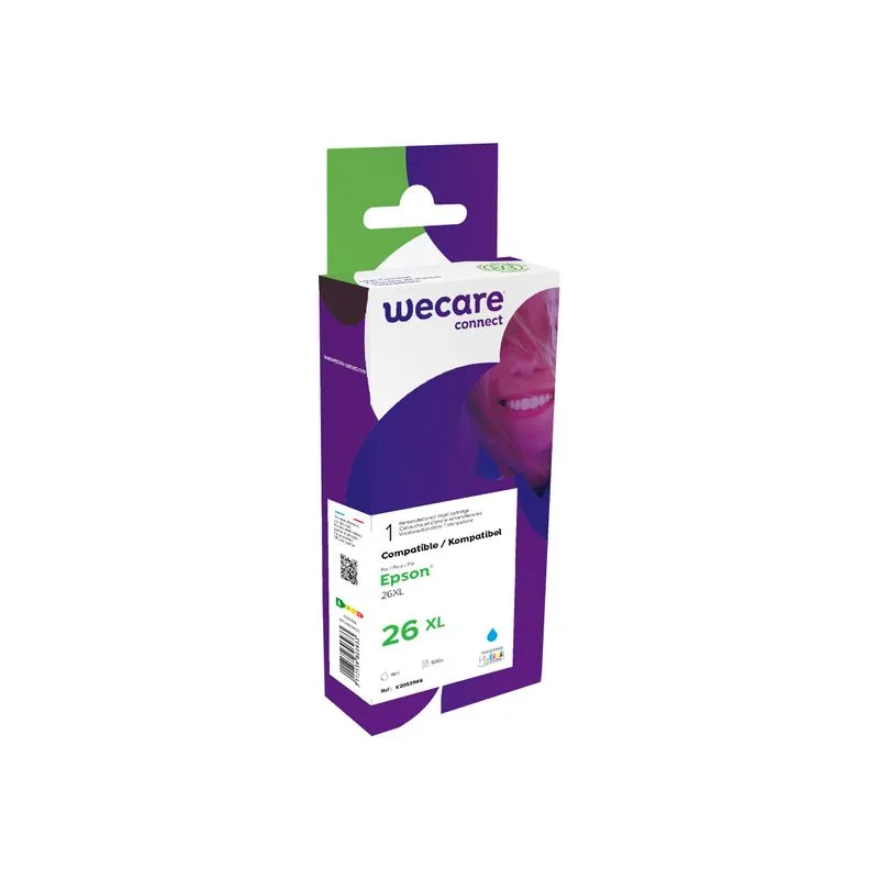 Cartouche compatible Epson 26XL Ours polaire - cyan - Wecare