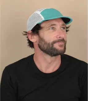 Casquette running bleue  eco-responsable - Casquette Duckbill Cap subtidal blue Patagonia : Headict
