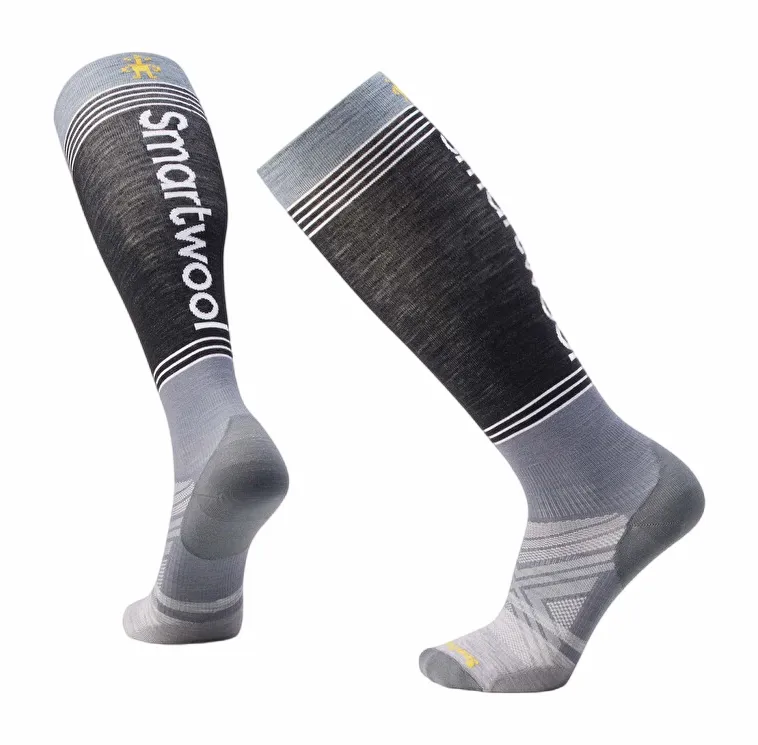 Chaussettes Smartwool Unisexe Ski Zero Cushion Logo OTC Pewter Blue
