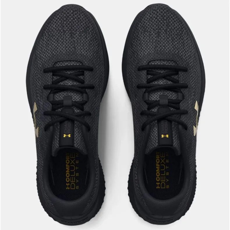 Chaussures Under Armour Charged Rouge 3 Knit M 3026140 002 le noir
