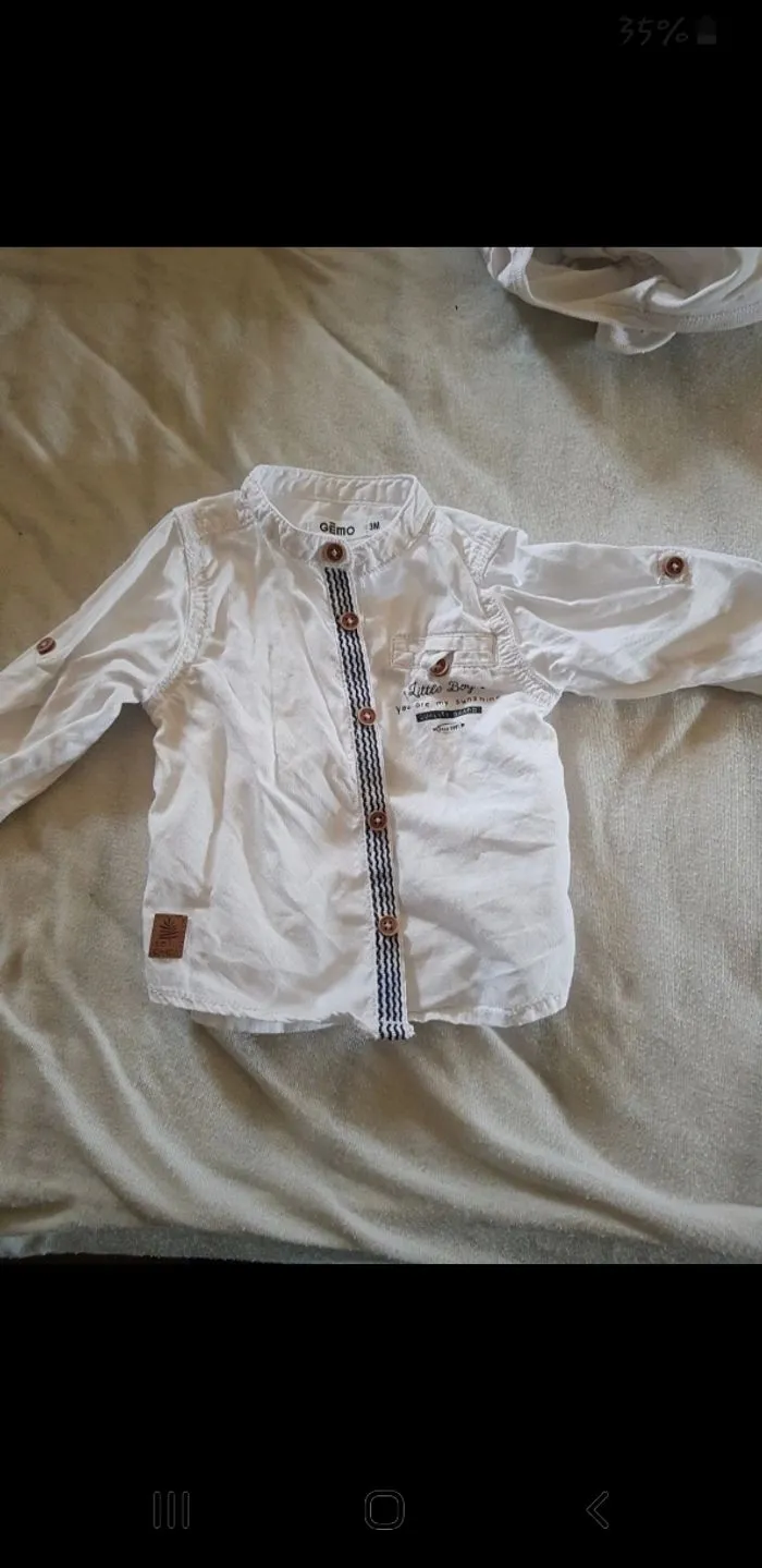 Chemise - Gemo - 3 mois  | Beebs