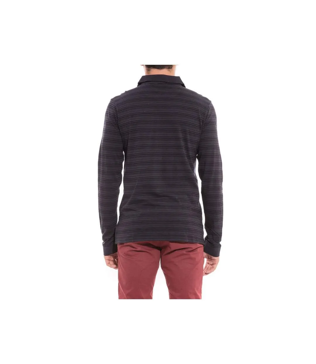 Cotton Long Sleeve PADDING Polo Shirt