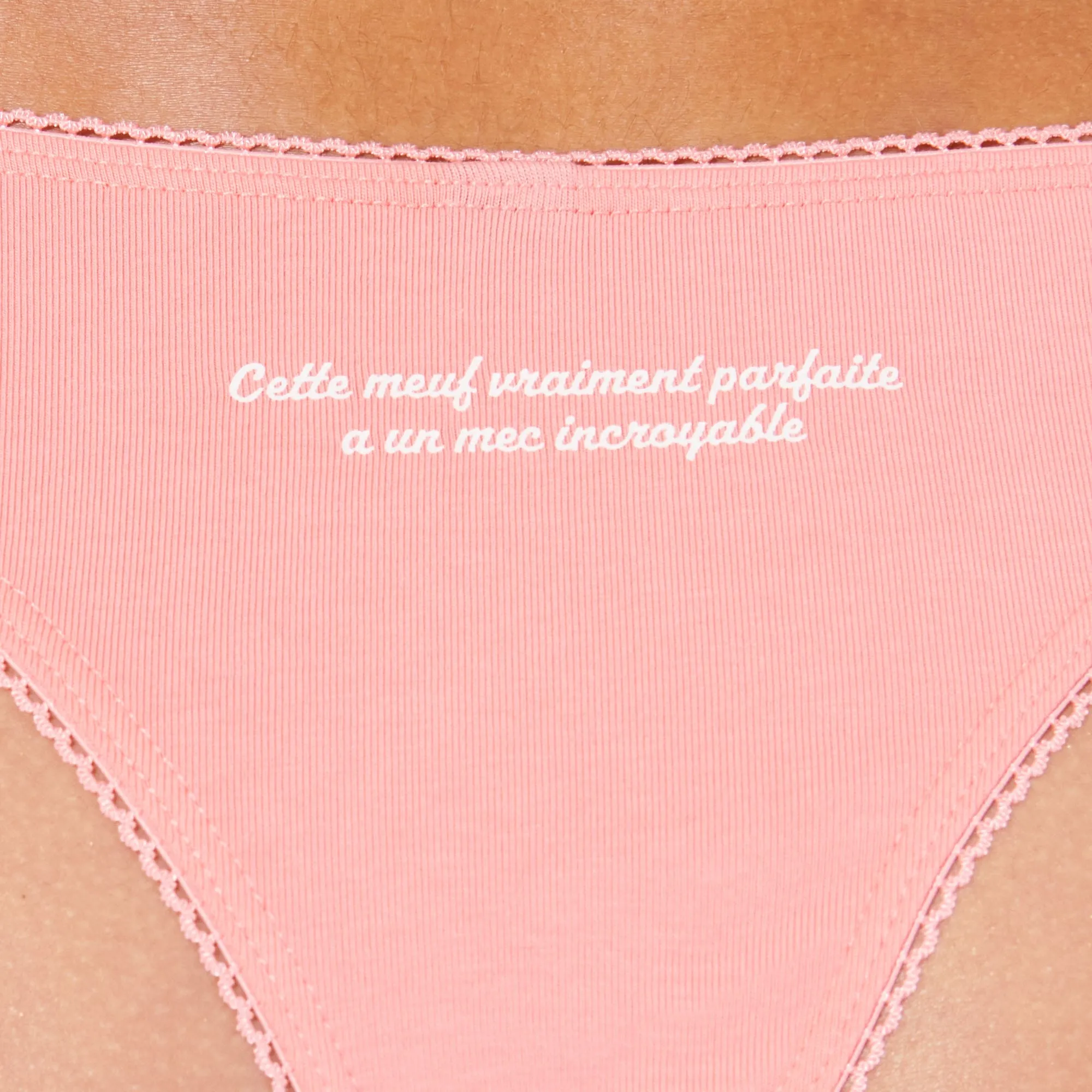 Cotton message thong