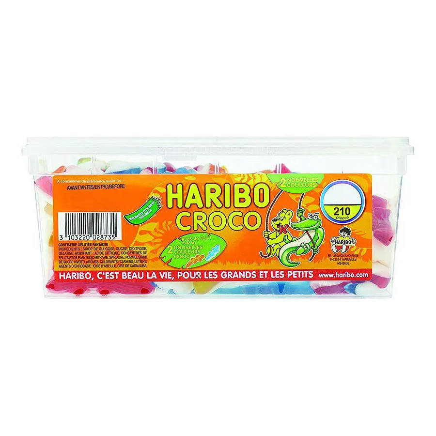 Crocodiles Haribo Boîte De 210 Bonbons 