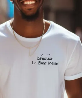 Custom White T-Shirt Printing Service in Le Blanc-Mesnil