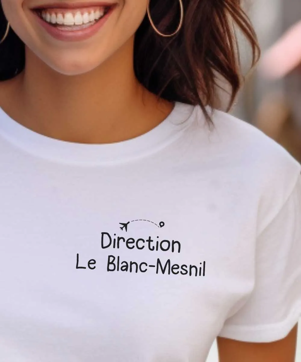 Custom White T-Shirt Printing Service in Le Blanc-Mesnil