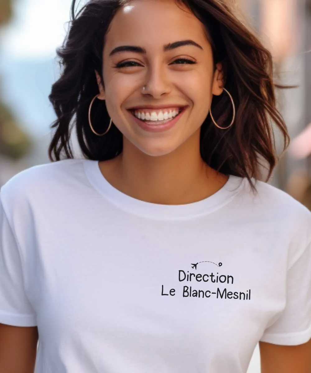 Custom White T-Shirt Printing Service in Le Blanc-Mesnil