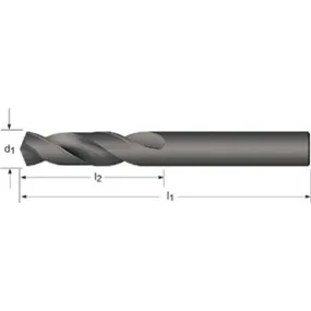 Dormer 4ASM6.9 Foret à métal court 6.9mm x 34mm x 74mm acier haute vitesse