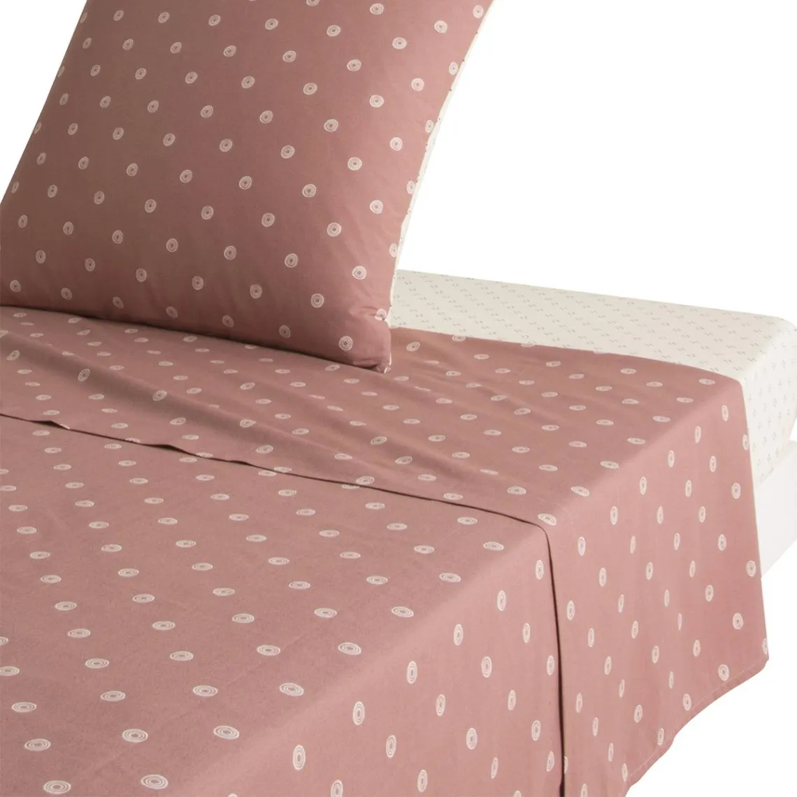 Drap plat imprimé en bambou Emiko | 3 Suisses