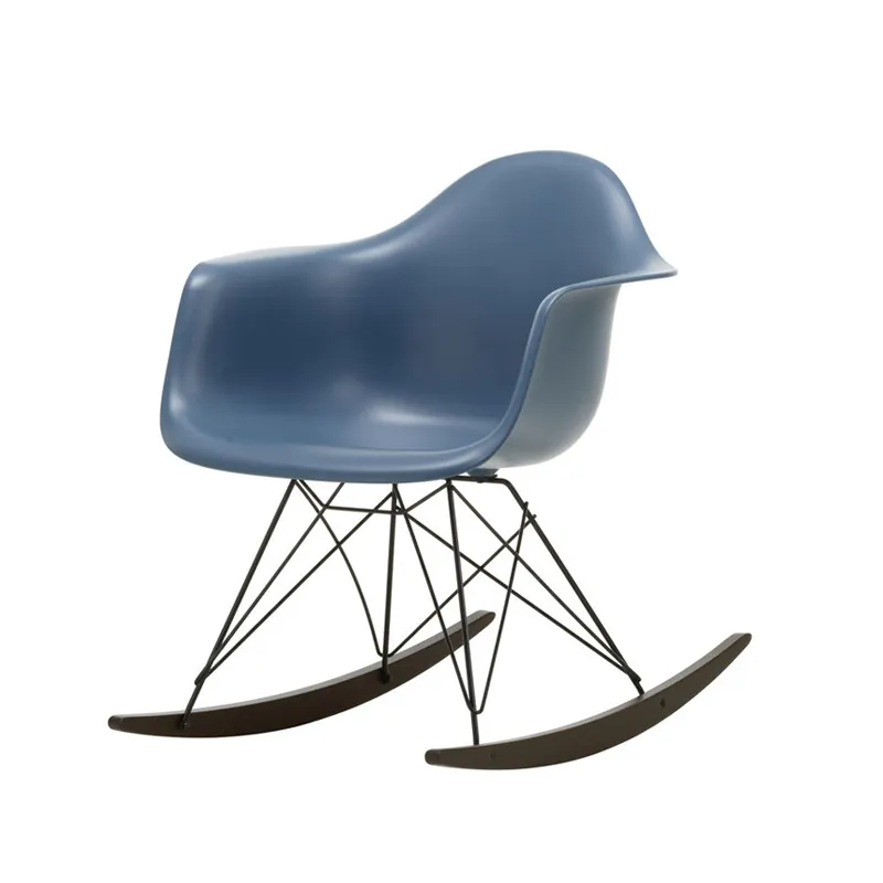 Fauteuil     EAMES PLASTIC ARMCHAIR RAR Bleu de mer RE           VITRA