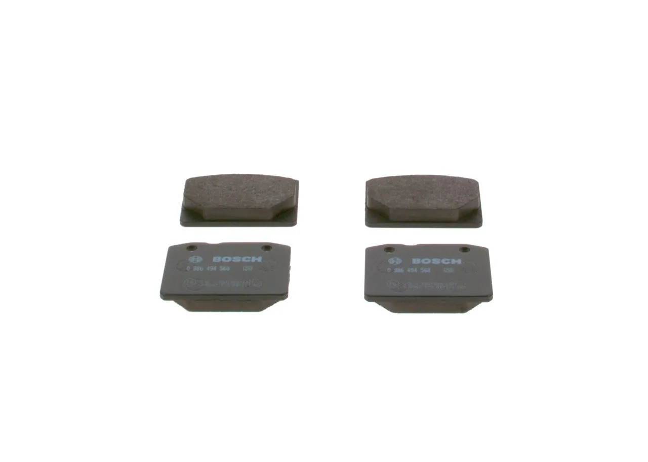 Jeu de 4 plaquettes de frein à disque BOSCH 0986494568 
