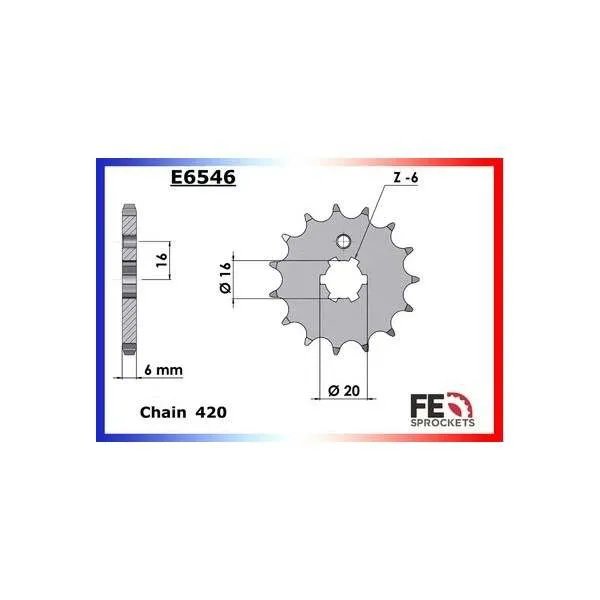 KIT CHAINE FE FS.80.S '81/82 14X40 R*