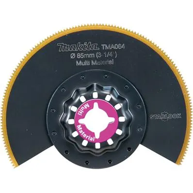 LAME SEGMENT BIM STARLOCK 85MM MULTI-MATERIAUX MAKITA - B-64973