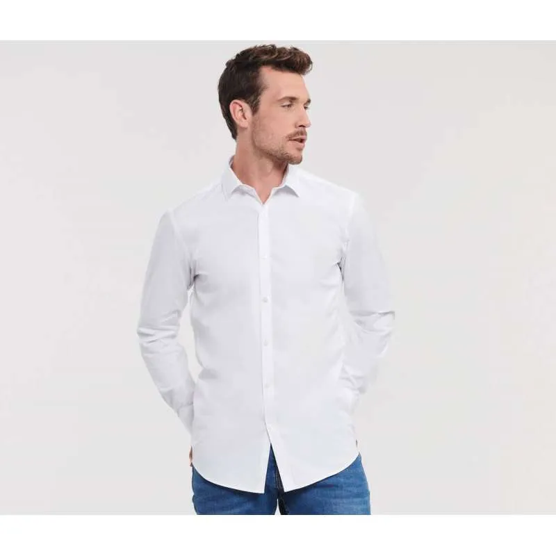 Men's long sleeve fitted ultimate stretch shirt
