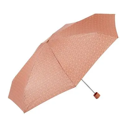 Mini parapluie femme - Résistant au vent - Housse en liège - Camel
