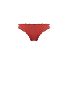 MOMONI  Culotte en lin froncée - Rouge