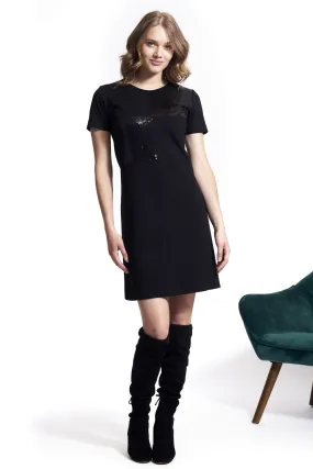 NATHALIE-CHAIZE-ROBE NOIR REF: LONDON