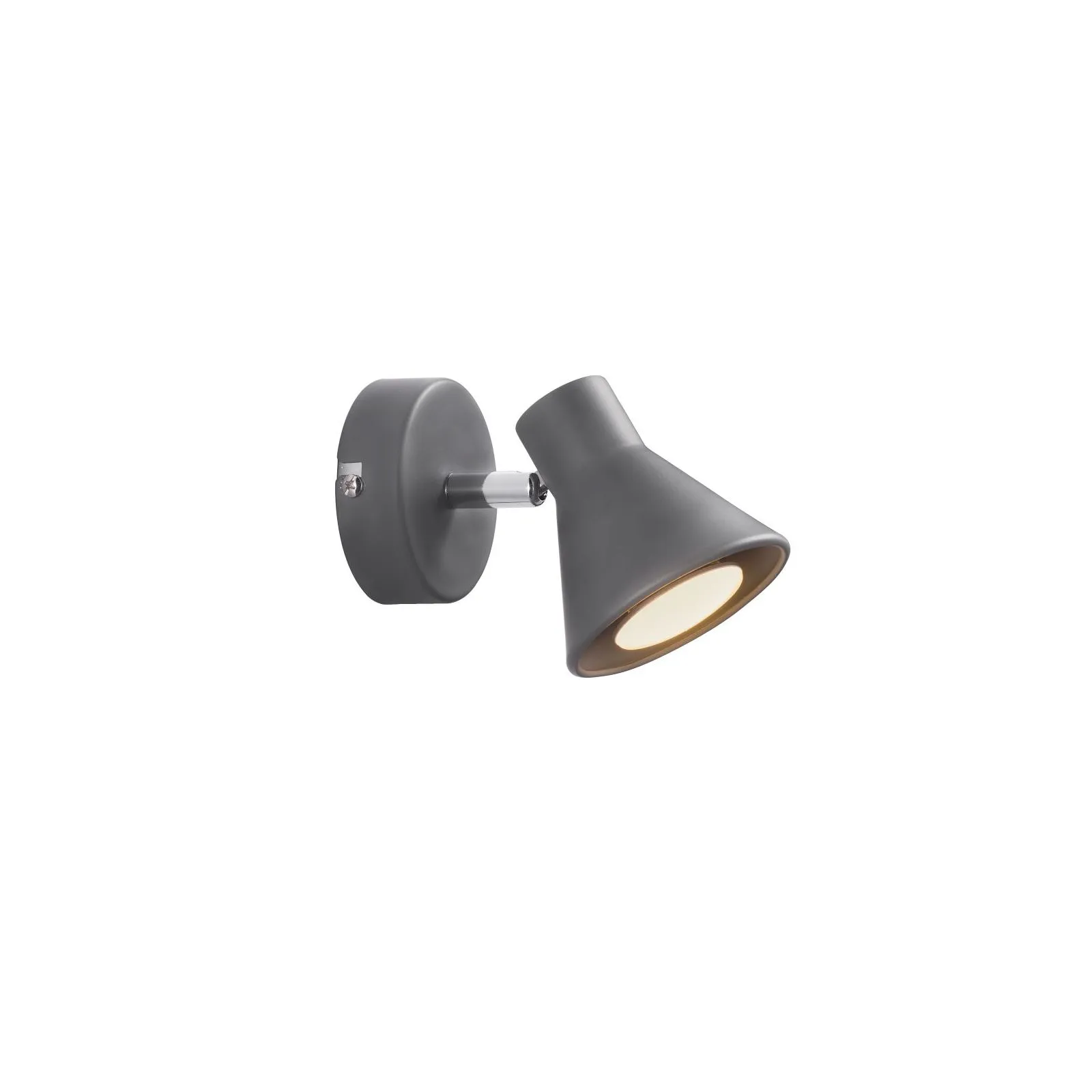 Nordlux Eik Applique Murale Métal Gris | Convient pour 1x GU10