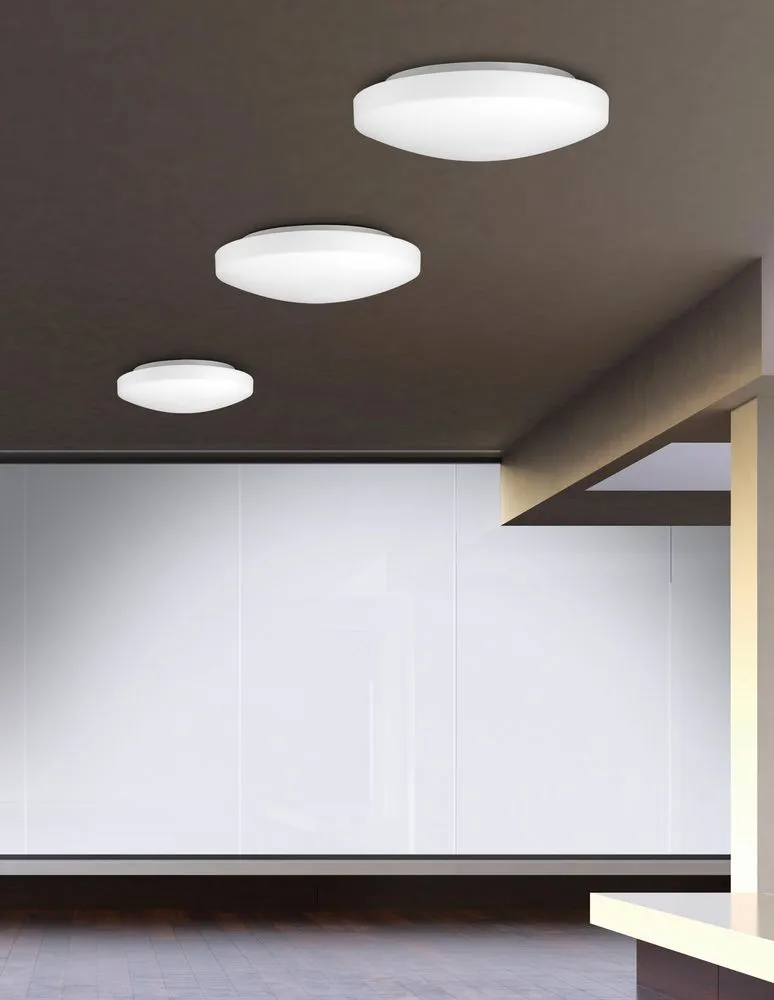 NOVA LUCE 6100521 Plafonnier opale Ø26 cm IVI