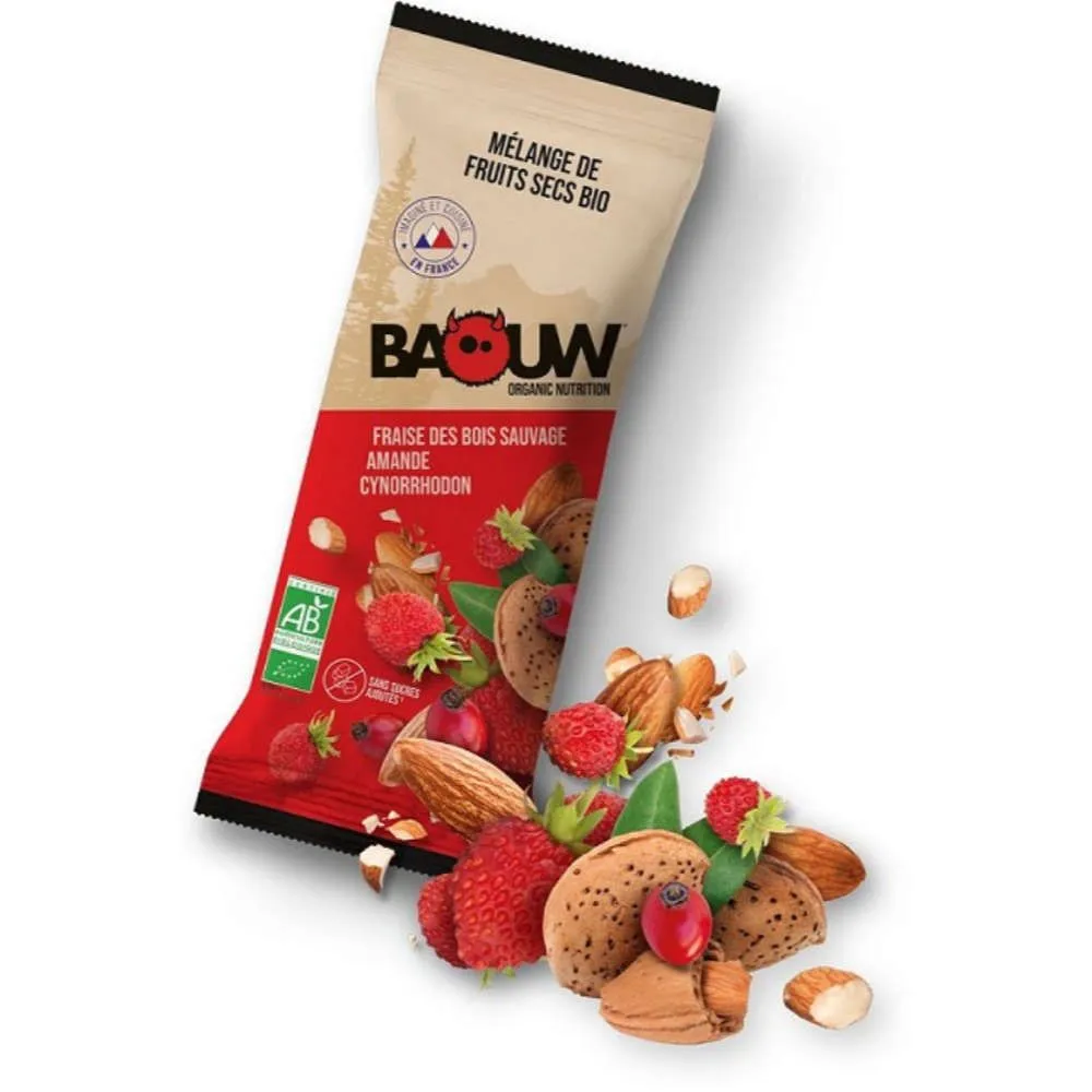 Organic Wild Strawberry, Almond & Rosehip Dried Fruit Blend - U-MF-UN-FRA.
