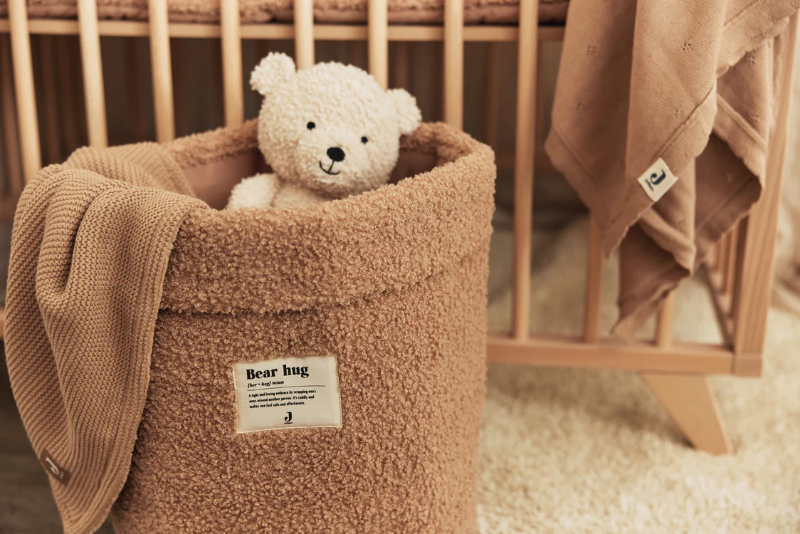Peluche ourson boucle l Naturel 