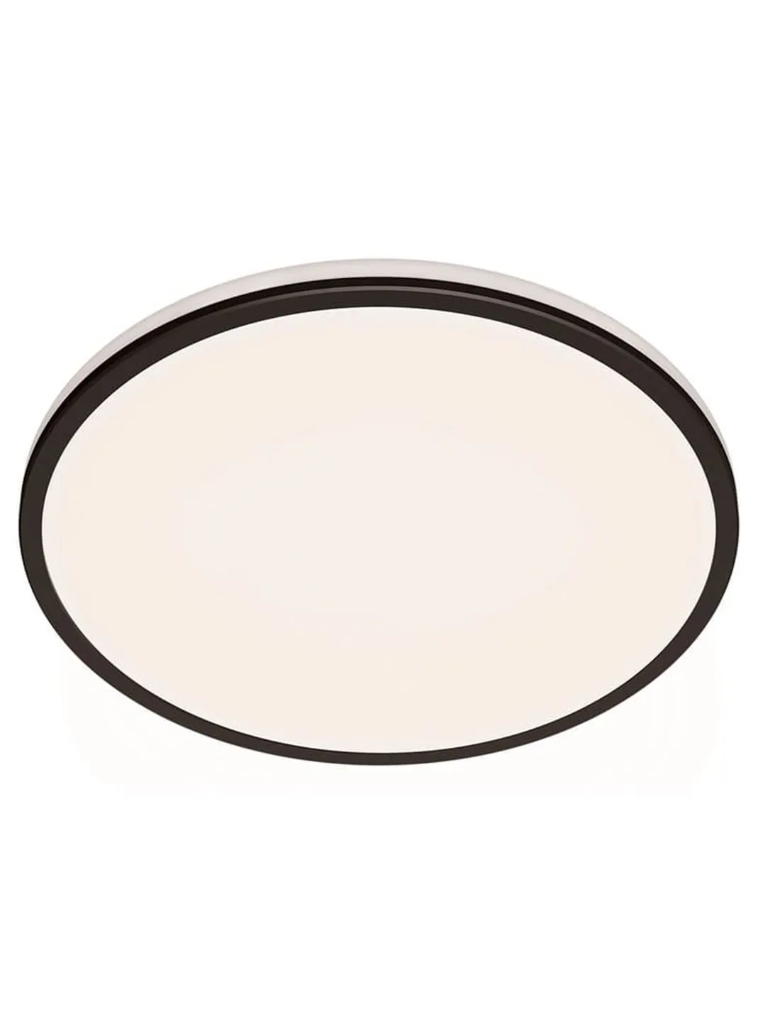 Plafonnier OZZIET 22W Noir 2700K/4000K | LéonLeds