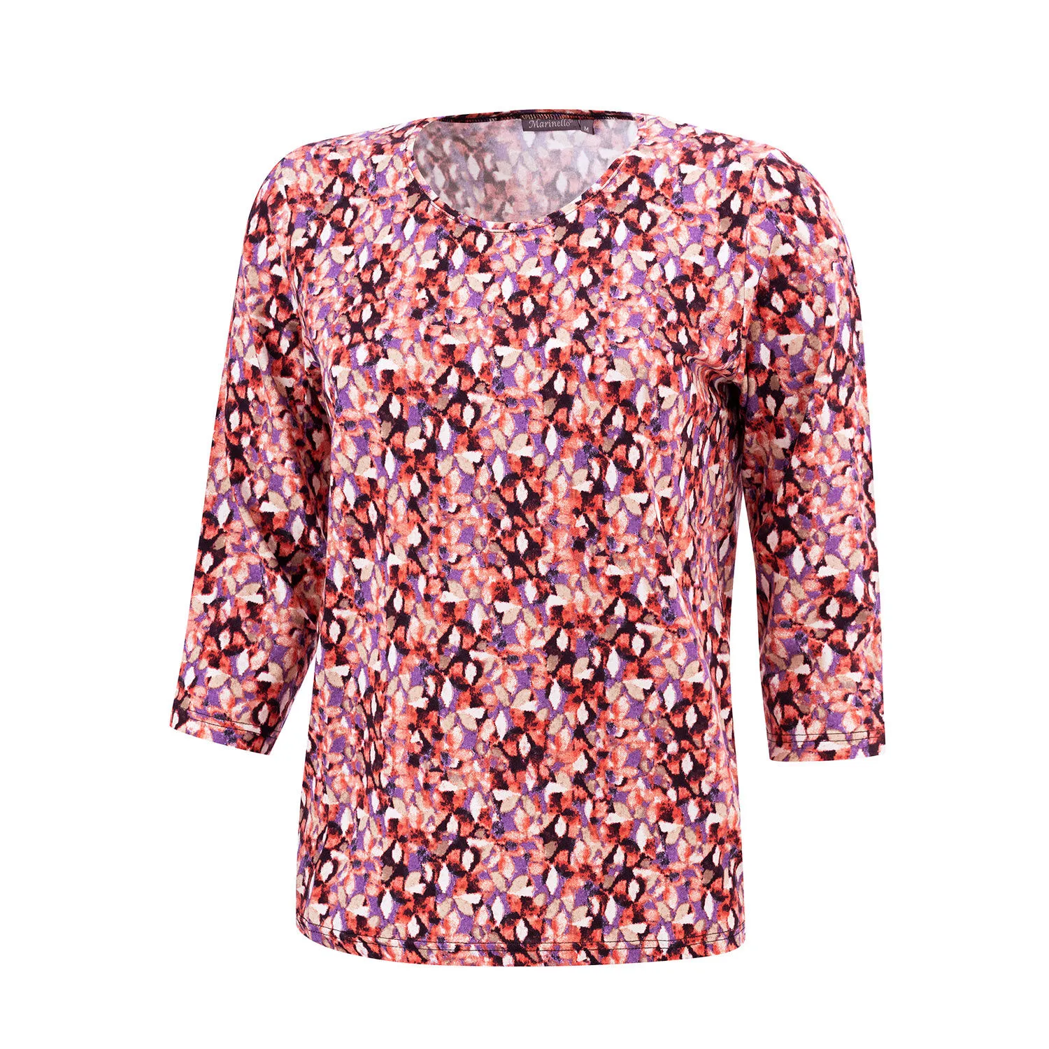 Printed 3/4 Sleeve Shirt - Lehner Versand