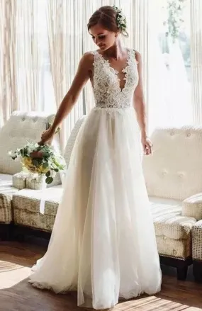 Robe De Mariée Style Empire Bohème