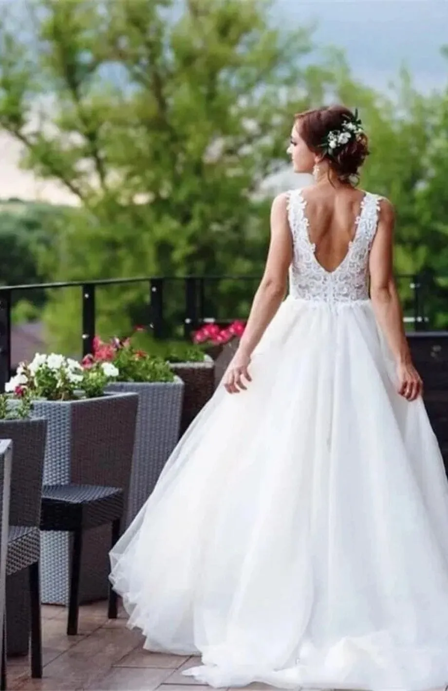 Robe De Mariée Style Empire Bohème
