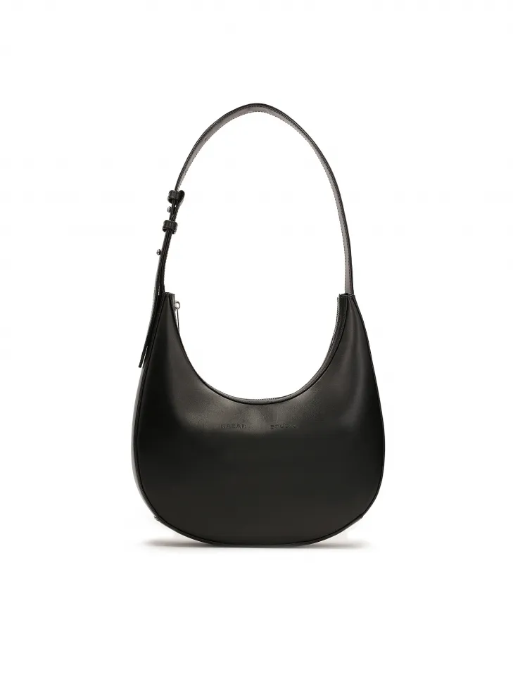 Sac à bandoulière noir avec poignée réglable