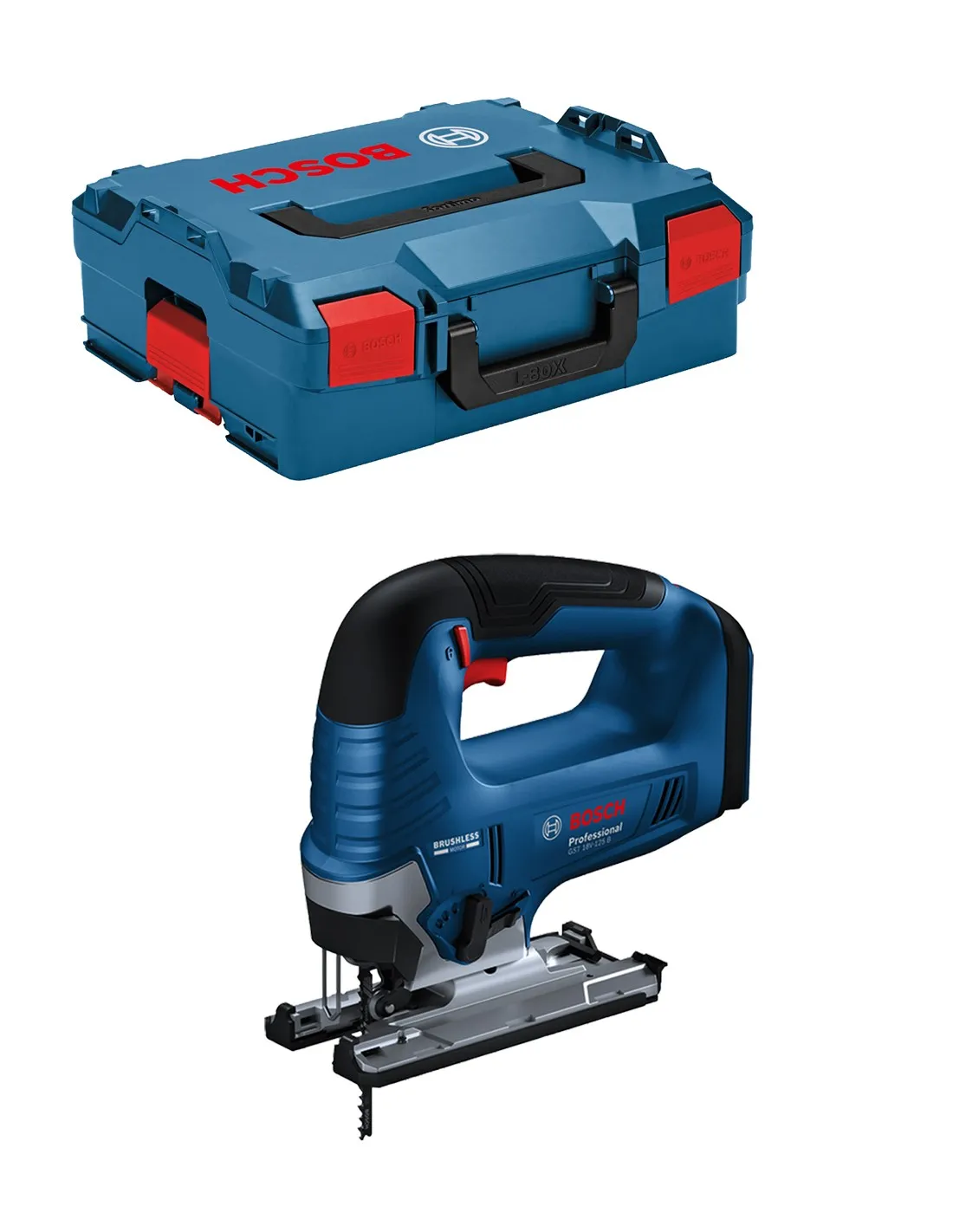 Scie Sauteuse BOSCH GST 18V-125 B (Machine seule + L-Boxx 136)