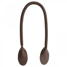 Set of 2 modern beige bag handles 60 cm.