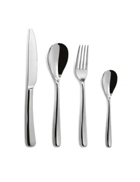 Set pour 60 tables Dalia Q9 Inox 18/10 - Couteau - Fourchette - Cuillère - Cuillère à café - Art de la table 