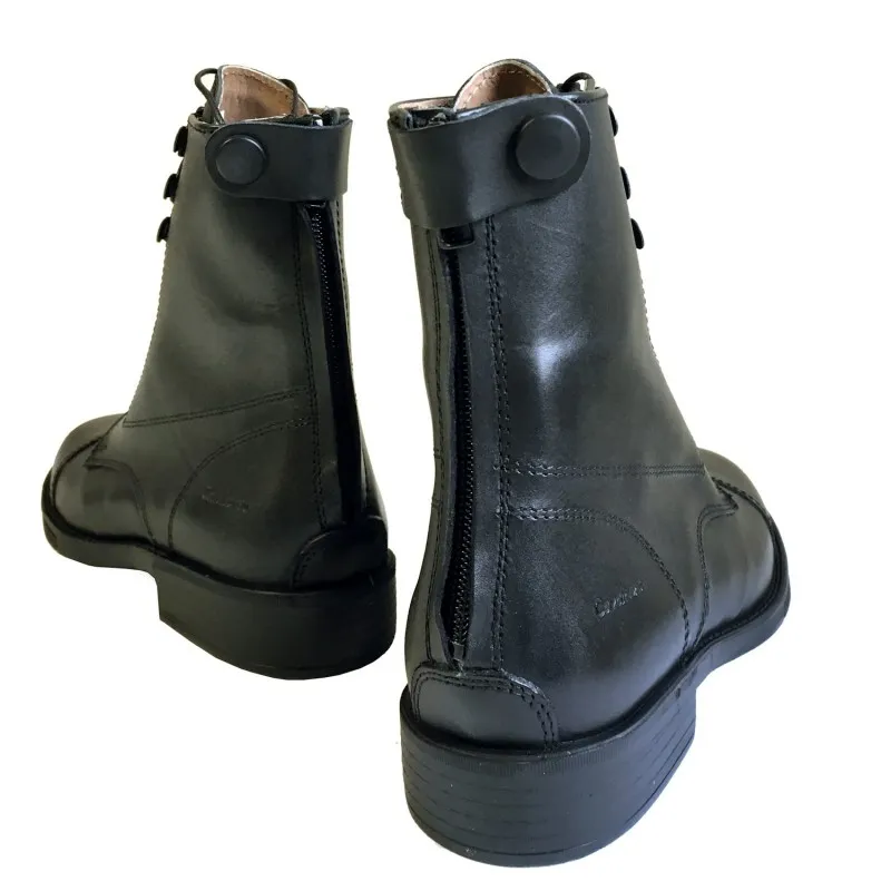 Smooth leather lace-up Derby Ride riding boots - CAVALHORSE - Laced - Equestra