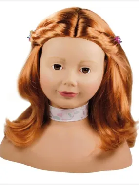 Styling and Makeup Head, Red Hair - N/A