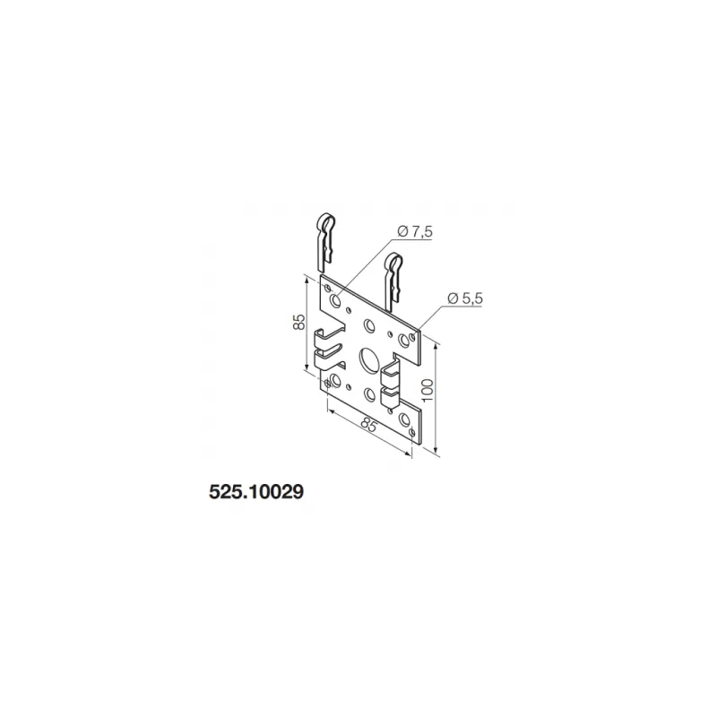 Support moteur NICE NEO en acier pour forte charge