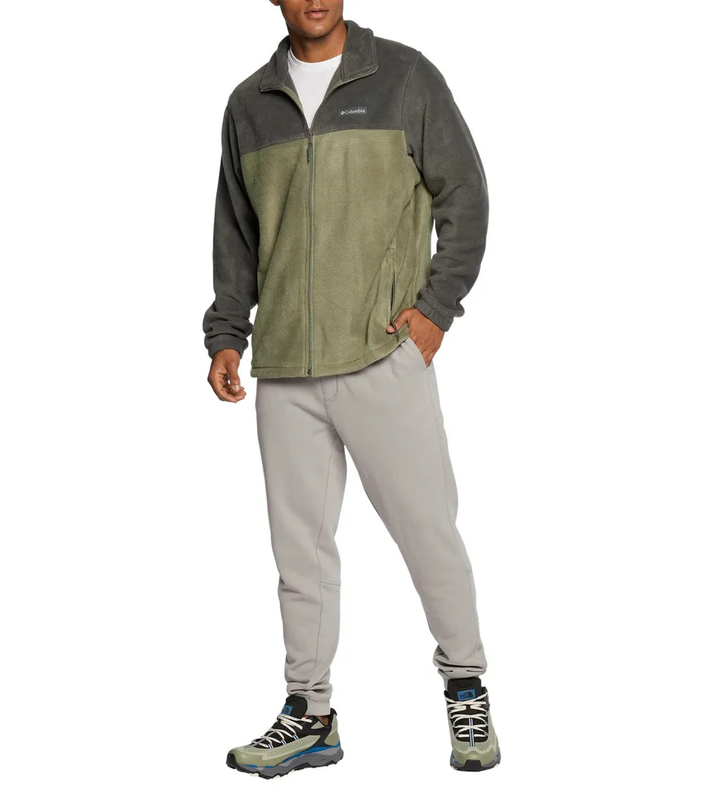 Sweat Columbia avec manches longues et col montant kaki