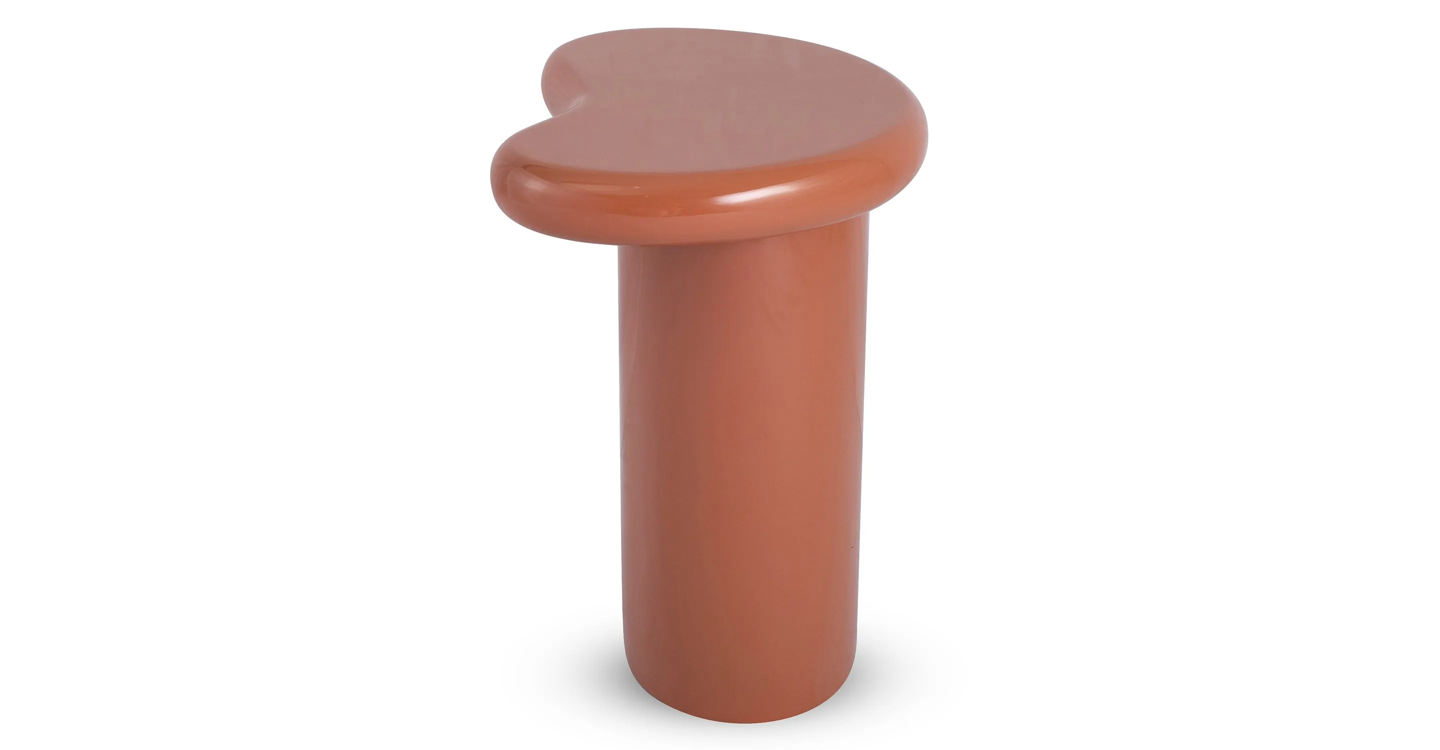 Table d'appoint modulable indoor/outdoor MANAROLA rouge brique glossy 