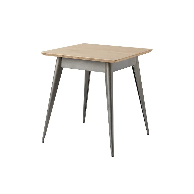 Table     Table 55 70x70 plateau chêne Brut verni           TOLIX