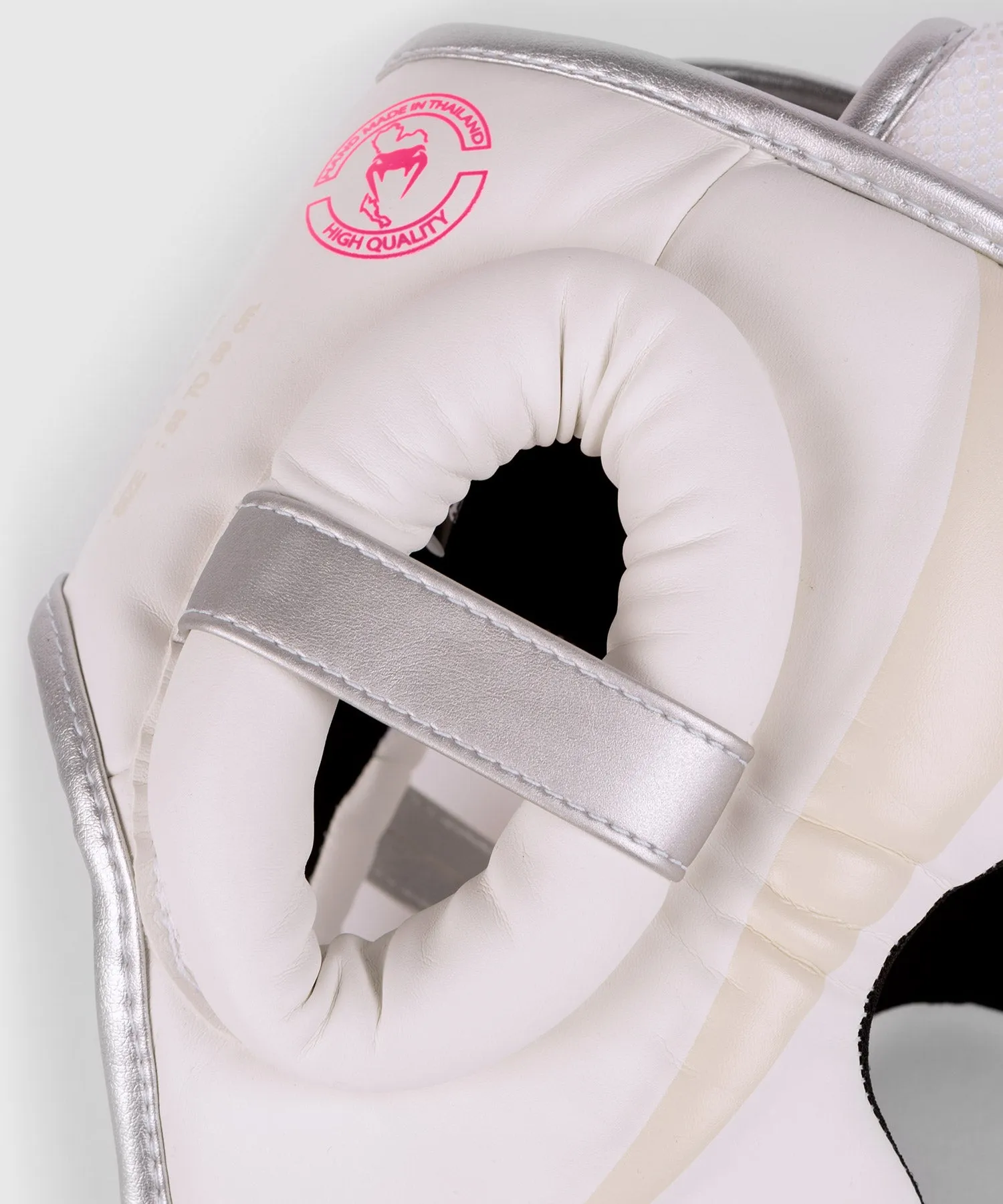 Venum Elite Helmet - White/Silver-Pink