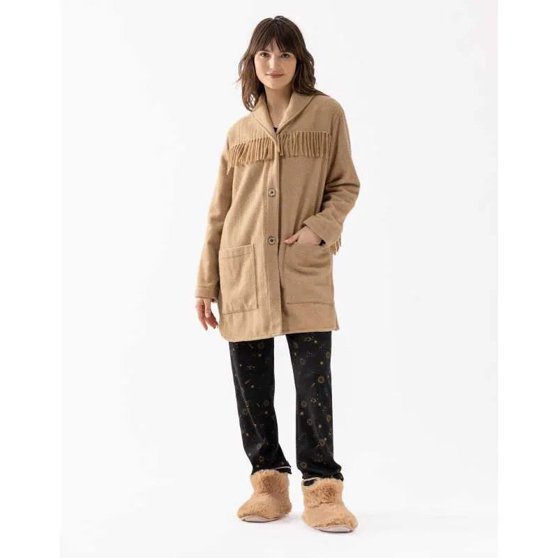 Veste en laine FOEHN 670 beige